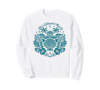 Life Is Calling & I Must Go Coastal Beach Seashell Sweatshirt