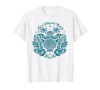 Life is Calling & I Must Go Coastal Beach Seashell T-Shirt
