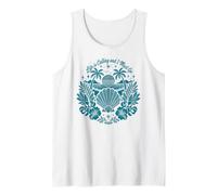 Life is Calling & I Must Go Coastal Beach Seashell Tank Top