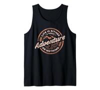 Life is Either A Great Adventure Or Nothing Hiking Tank Top