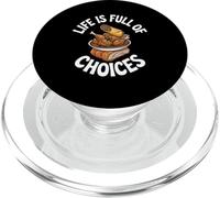 Life Is Full Of Choices Funny Lumpia Lover PopSockets PopGrip for MagSafe