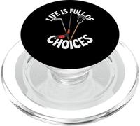 Life Is Full Of Choices Golf Hockey Lacrosse PopSockets PopGrip for MagSafe