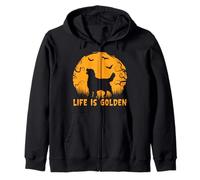 Life Is Golden Zip Hoodie