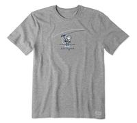 Life Is Good Men's Crusher Tee Shirt, Short Sleeve Cotton Graphic T-Shirts, Jake Cast Fish Crusher Tee Shirt, Short Sleeve Cotton Graphic T-Shirts, Jake Cast Fish (Pack of 1)