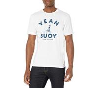 Life Is Good Men's Crusher Tee Yeah Buoy, Darkest Blue, Cloud White, Large