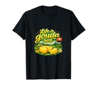 Life is Gouda Here Swiss Pride Graphic T-Shirt