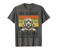 Life is Great A Cockapoo Makes It Better Fun Dog Lover T-Shirt