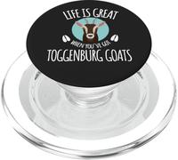Life Is Great Dairy Farm Homestead Livestock Toggenburg Goat PopSockets PopGrip for MagSafe
