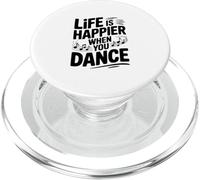 Life is Happier When You Dance PopSockets PopGrip for MagSafe