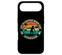 Life is happier when you Skimboard Skimboarding Surfer Case for iPhone Air