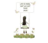 Life is Hard, But We Got This! Journal: 100 Lightly Lined Pages for Daily Gratitude, Reflection and Gentle Reminders