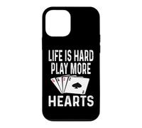 Life Is Hard Play More Hearts Card Games Winning Player Case for iPhone 12 mini