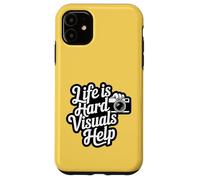 Life Is Hard Visuals Help ABA Therapist Autism Support Case for iPhone 11