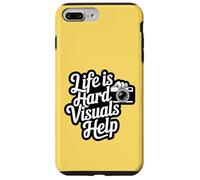Life Is Hard Visuals Help ABA Therapist Autism Support Case for iPhone 7 Plus/8 Plus