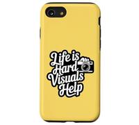 Life Is Hard Visuals Help ABA Therapist Autism Support Case for iPhone SE (2020) / 7/8