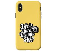 Life Is Hard Visuals Help ABA Therapist Autism Support Case for iPhone X/XS