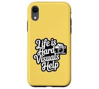 Life Is Hard Visuals Help ABA Therapist Autism Support Case for iPhone XR