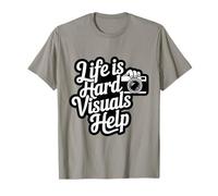 Life is Hard Visuals Help ABA Therapist Autism Support T-Shirt