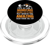 Life Is Like A Mountain Hard To Climb But Worth The Amazing PopSockets PopGrip for MagSafe