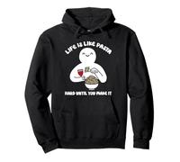 Life is like pasta, hard until you make it Pullover Hoodie