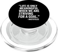 Life is Meaningful Aristotle Saying of a Philosopher PopSockets PopGrip for MagSafe