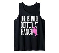 Life Is Much Better At Ranch Cowboy Rodeo Life Tank Top