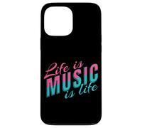 Life Is Music Statement Music Listening to Life Saying Musician Case for iPhone 13 Pro Max
