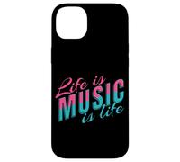 Life Is Music Statement Music Listening to Life Saying Musician Case for iPhone 14 Plus