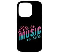 Life Is Music Statement Music Listening to Life Saying Musician Case for iPhone 14 Pro