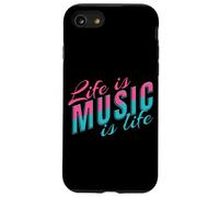 Life Is Music Statement Music Listening to Life Saying Musician Case for iPhone SE (2020) / 7 / 8