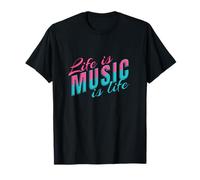 Life Is Music Statement Music Listening to Life Saying Musician T-Shirt