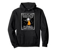 Life Is Not About Waiting Storm to Pass but Dance in Rain Pullover Hoodie