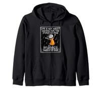 Life Is Not About Waiting Storm to Pass but Dance in Rain Zip Hoodie