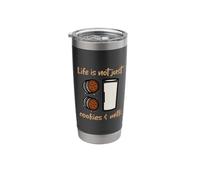 Life is Not Just Soy Cookies & Milk (Funny Statement) Stainless Steel Insulated Tumbler