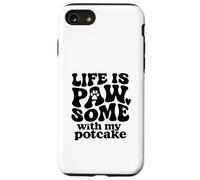 Life is PAW-SOME with My Potcake Dog Lover - Cute Pet Parent Case for iPhone SE (2020) / 7/8