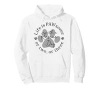 Life Is PAWsome With A Rescue Dog Pullover Hoodie