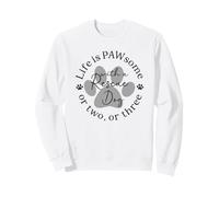 Life Is PAWsome With A Rescue Dog Sweatshirt