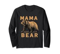 Life is Really Good Mama Bear Vintage Retro Mothers Day Long Sleeve T-Shirt