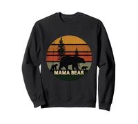 Life is Really Good Mama Bear Vintage Retro Mothers Day Sweatshirt