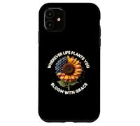 Life Is Really Good Sunflower Summer Beach Vacation Graphic Case for iPhone 11