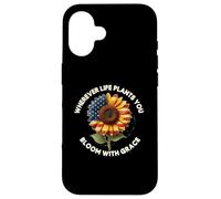 Life Is Really Good Sunflower Summer Beach Vacation Graphic Case for iPhone 16