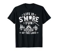 Life is S’More Fun At The Lake Campfire Camping Graphic T-Shirt