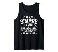 Life is S’More Fun At The Lake Campfire Camping Graphic Tank Top