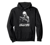 Life is Scary Without Jesus Christian Appropriate Halloween Pullover Hoodie