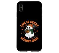 Life Is Scary Without Jesus - Christian Halloween Case for iPhone XS Max