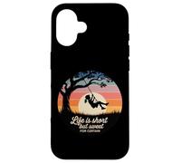Life Is Short But Sweet For Certain Sunset Swing Case for iPhone 16