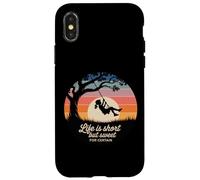 Life Is Short But Sweet For Certain Sunset Swing Case for iPhone X/XS