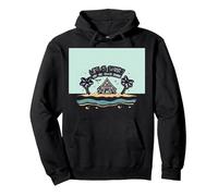 Life is Short Buy the Beach House Coastal Dream Pullover Hoodie, Adult Unisex, Black, XL
