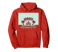 Life is Short Buy the Beach House Coastal Dream Pullover Hoodie, Adult Unisex, Red, S