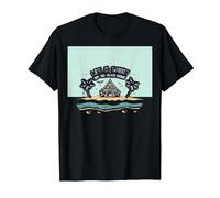 Life is Short Buy The Beach House Coastal Dream T-Shirt, Men, Black, XXL